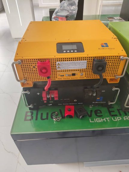 Hybrid Single phs/3-phs Inverter with 3 solar panel -6kw